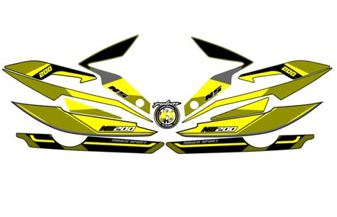 Pulsar Ns Tipo Original Naked S Amarillo Calcas Monkey