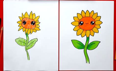 How To Draw a Sunflower: 10 EASY Drawing Projects