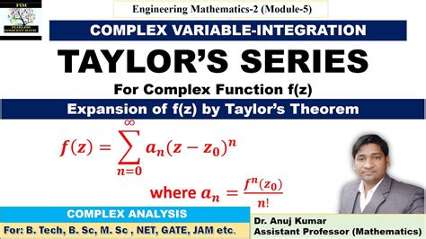 Taylor Theorem In Complex Analysis Taylor Series Complex Analysis