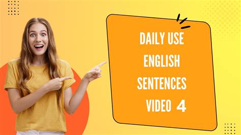 Daily Use English Sentences YouTube