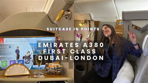 Emirates First Class A380 Experience From Dubai To London DXB LGW