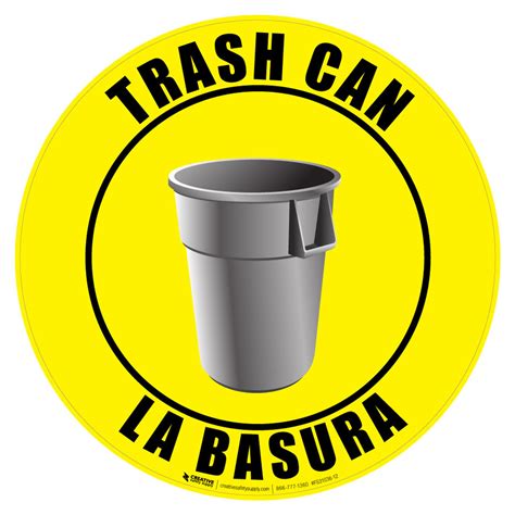 Trash And Garbage Signs Creative Safety Supply