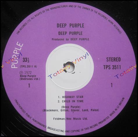 Totally Vinyl Records Deep Purple Made In Japan Deep Purple Lp