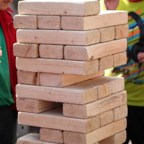 Giant Jenga Action Arcades