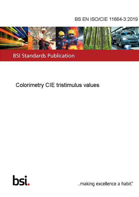 Bs En Iso Cie Colorimetry Cie Tristimulus Values