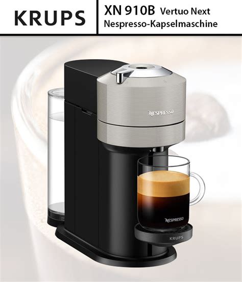 Krups Xn B Nespresso Vertuo Next C Psula M Quina Cafetera Tama Os