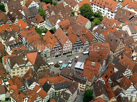 Luftbild Tübingen Altstadtbereich und Innenstadtzentrum in Tübingen