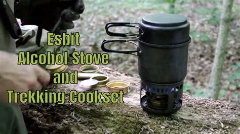 Boonedockery Esbit Alcohol Stove And Trekking Cookset Review YouTube