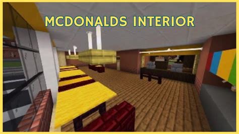 Mcdonalds Minecraft Inside