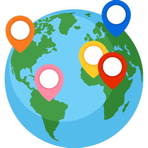 Globe, location, pin, world map icon - Download on Iconfinder