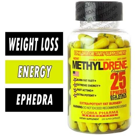Cloma Pharma Methyldrene 25 Fat Burner, 100 Capsules – Vitamin Galaxy