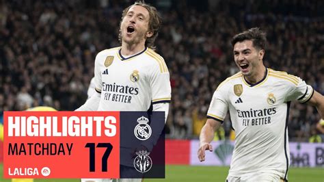 Resumen De Real Madrid Vs Villarreal CF 4 1 Win Big Sports