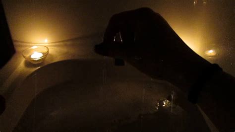 Asmr Bubble Bath With Candles Tapping Scratching Soft Spoken Youtube