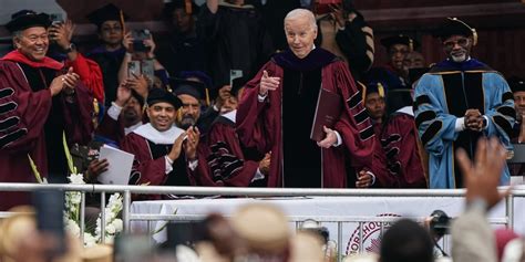 Bidens Demoralizing Speech To Morehouse Grads Wsj