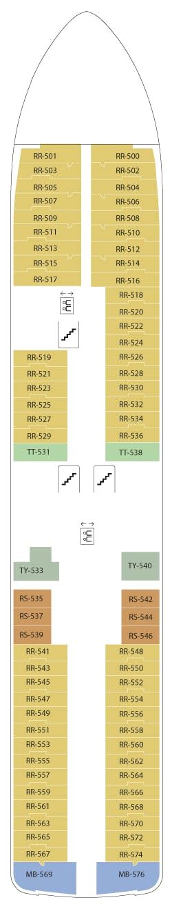 MS Roald Amundsen deck plans - Cruiseline.com