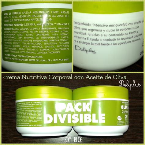 Review Crema Nutritiva Corporal Con Aceite De Oliva Deliplus