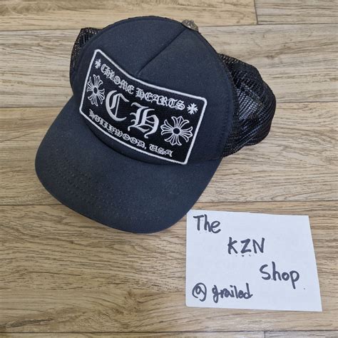 Chrome Hearts CHROME HEARTS black hat / cap | Grailed