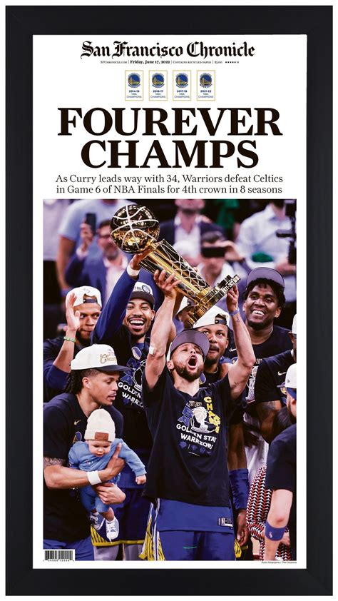 2022 nba finals champions golden state warriors newspaper reprint ...