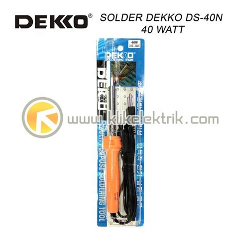 Jual Soldering Iron Dekko Ds40n 40w Original Korea Solder Patri