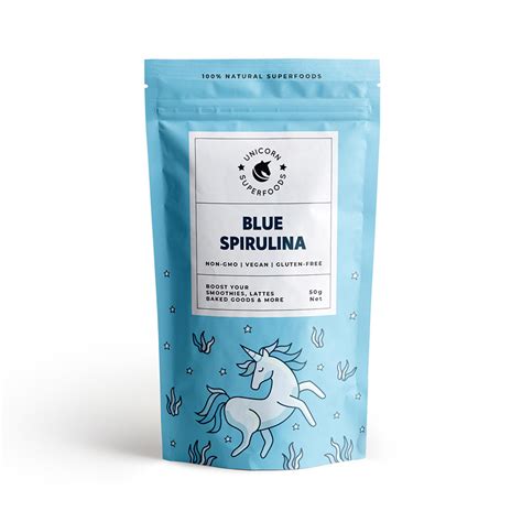 100 Natural Blue Spirulina Powder Unicorn Superfoods