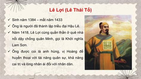 Giáo án điện Tử Lịch Sử 7 Kết Nối Bài 16 Khởi Nghĩa Lam Sơn 1418