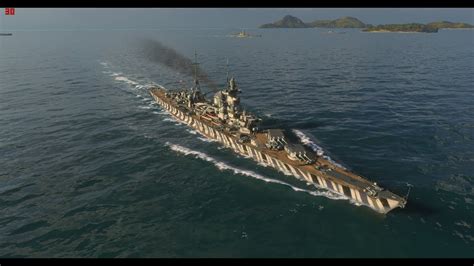 World Of Warships German Tier Ten Cruiser Hindenburg Gameplay