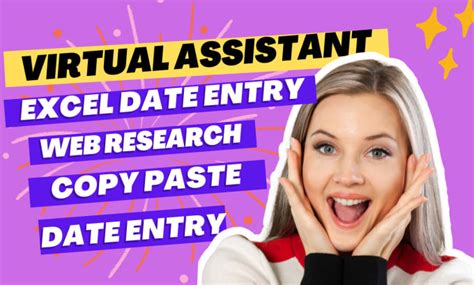 Do Typing Copy Paste Date Entry Web Research Excel By