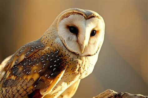 Premium Photo Beautiful Barn Owl Tyto Alba In The Wild