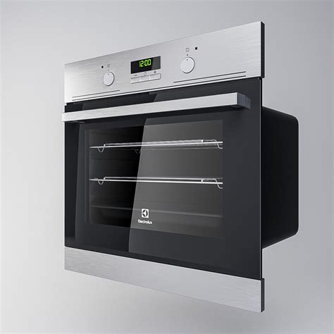 3d Oven Electrolux Model Turbosquid 1166538