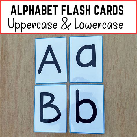 Alphabet Flash Cards A To Z Resource For Teacher