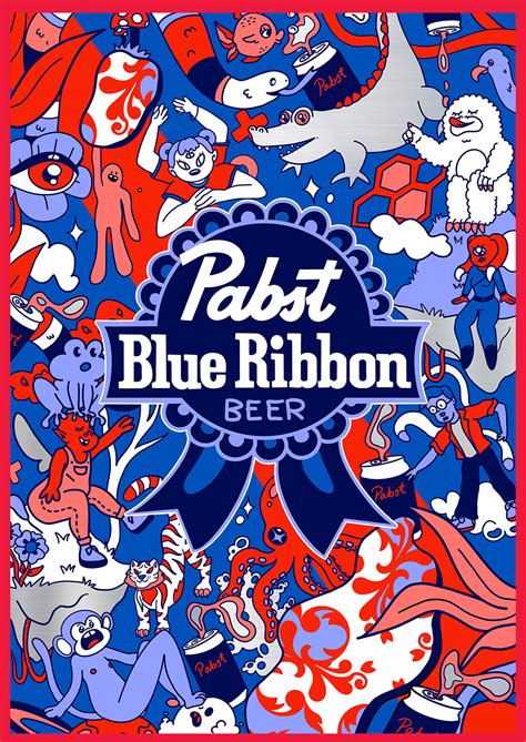 Pabst Blue Ribbon Art Contest Finalist | Behance