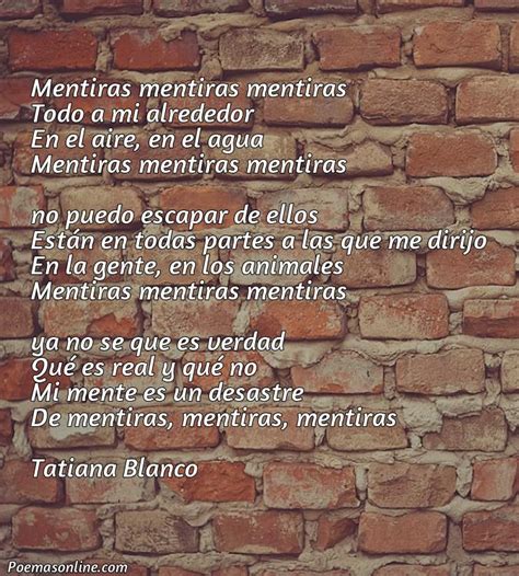 5 Mejores Poemas De Mentiras Poemas Online