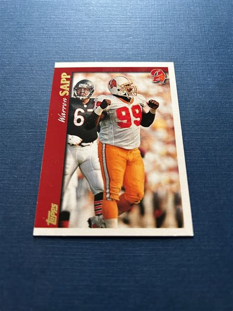 1997 Topps Football Warren Sapp 278 HOF Set Break NM MT EBay