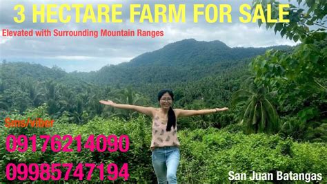 Vlog484 3 Hectare Farm With Mountain For Sale In San Juan Batangas