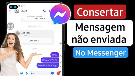 Messenger N O Foi Poss Vel Enviar Problema De Mensagem Corrigir