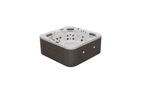 Luxury Spas Jet Acrylic Square Hot Tub With Ozonator In Gray Wayfair
