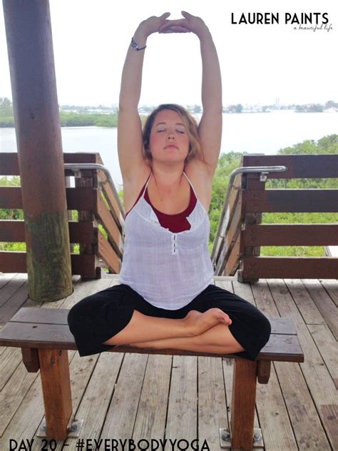 #EveryBodyYoga Day 20 - Seated Palm Tree Pose (Seated Tadasana ...