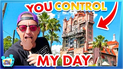 AllEars TV I Let Our Viewers CONTROL My Day In Disney World Disney S