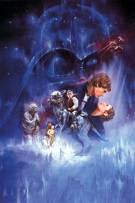 Star Wars The Empire Strikes Back Textless Movie Poster Textless Movie