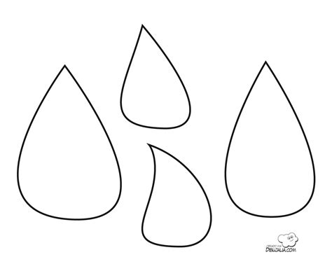 Dibujos De Gotas De Agua Para Colorear Imagui