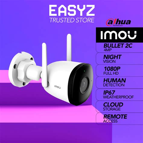 Dahua Imou Bullet C Mp E Mp P Color Night Vision Built In Mic