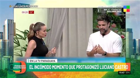 Pol Mica El Inc Modo Momento Que Vivi Luciano Castro En Un Programa