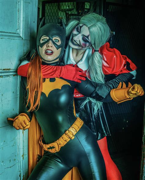 Harley Quinn Vs Batgirl By Gingerbeard329 On Deviantart