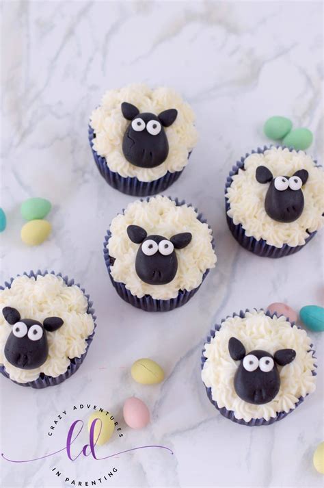 Sheep Cupcakes Crazy Adventures In Parenting