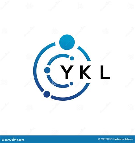 Ykl Letter Technology Logo Design On White Background Ykl Creative