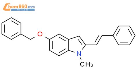 486454 43 7 1H Indole 1 Methyl 2 2 Phenylethenyl 5 Phenylmethoxy