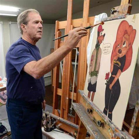 George W Bush Painting At Explore Collection Of