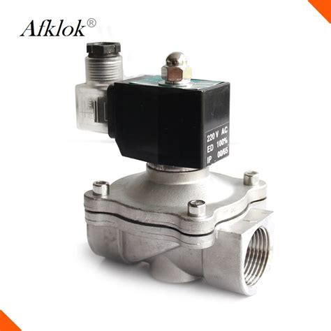 Stainless Steel 304 Ip65 High Temperature Normally Closed 1 Inch 12v Solenoid Valve Price Nc