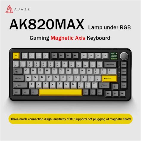 AJAZZ AK820MAX Cable De Eje Magn Tico Structura De Junta De Teclado Mec