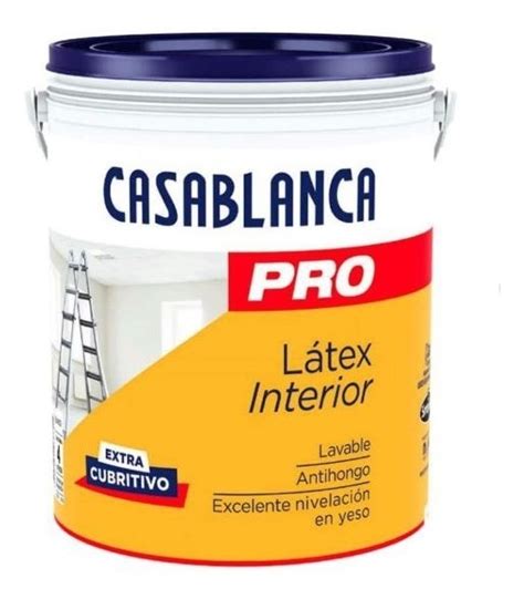 Pintura Casablanca Pro Interior X 4 Lts Pintumm Pinturerias Mm